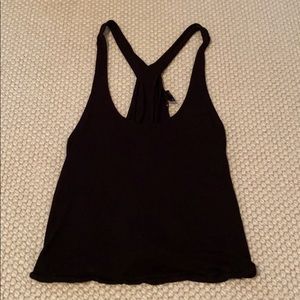 Forever 21 Black Open Back Tank Top